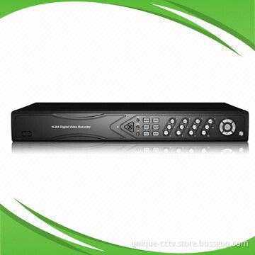16-channel real-time D1 high resolution digital video recorder, supports USB mouse